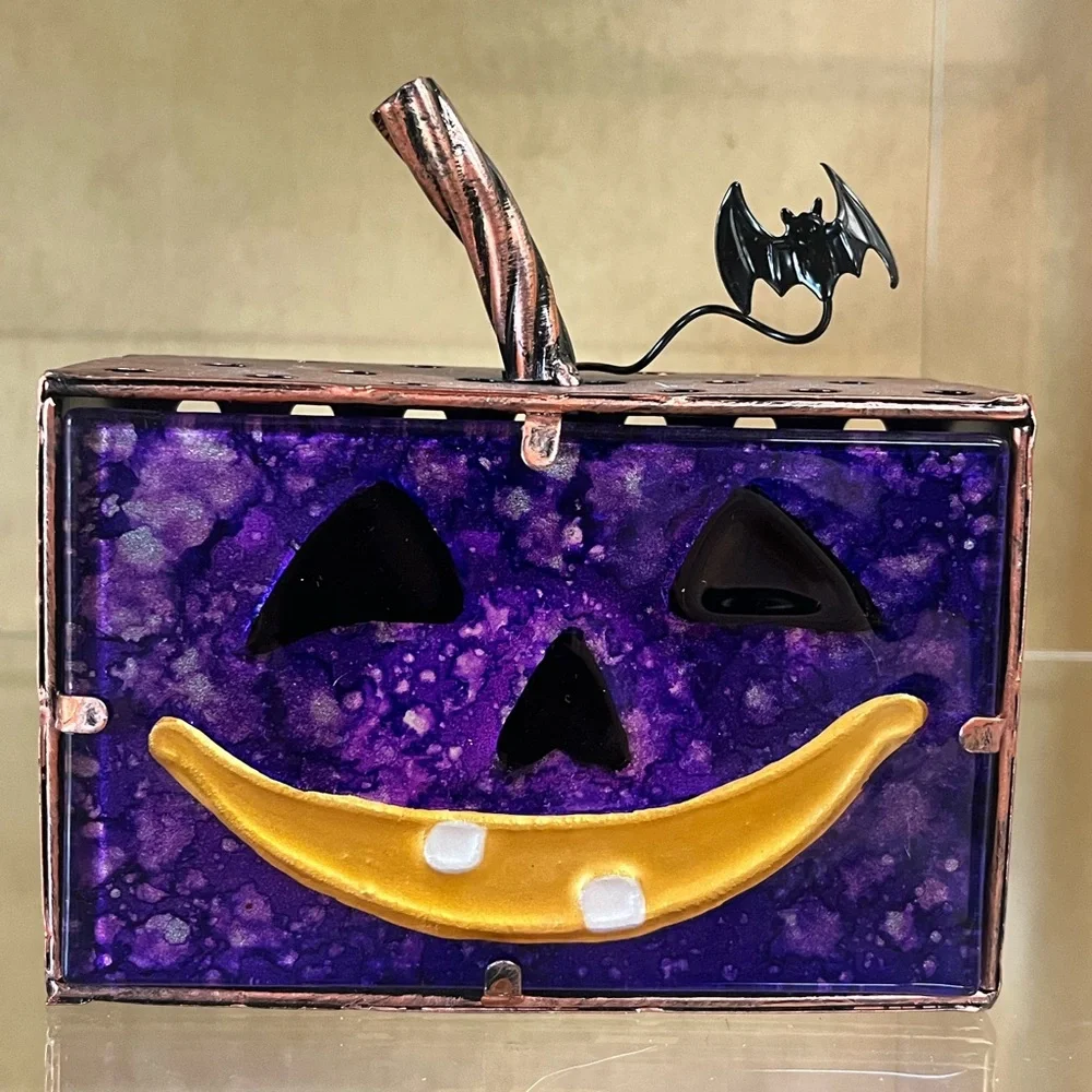 Cracker Barrel Halloween Jack-o'-lantern Tea Light candle Holder